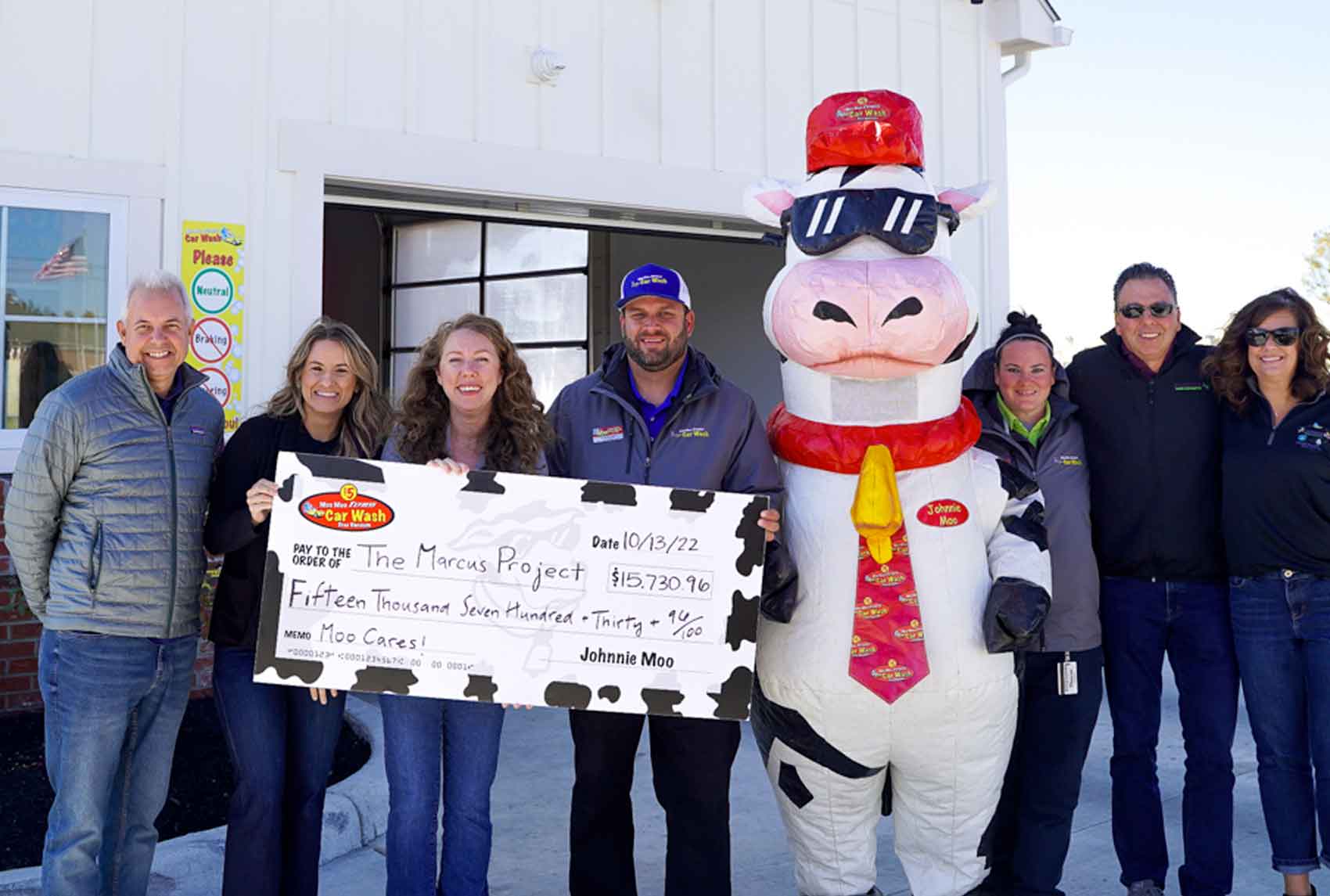 Moo Moo Express Car Wash Grand Opening Raises over $15,000